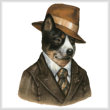 cross stitch pattern Australian Cattle Dog Reporter