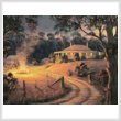 cross stitch pattern Bush Bonfire (Crop)