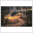 cross stitch pattern Bush Bonfire