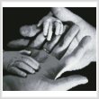 cross stitch pattern Baby Hands (Black and White)