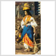 cross stitch pattern Filipino Woman