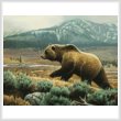cross stitch pattern Grizzly (Crop)