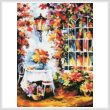 cross stitch pattern In the Garden Painting (Large)