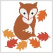 cross stitch pattern Little Fox
