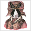 cross stitch pattern Medieval Rabbit