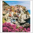 cross stitch pattern Manarola Village, Cinque Terre (Crop)