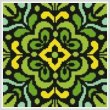 cross stitch pattern Ornamental Square 3