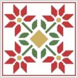 cross stitch pattern Quilt Square 1