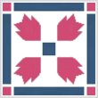 cross stitch pattern Quilt Square 3