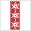 cross stitch pattern Snowflake Bookmark 3