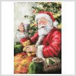 cross stitch pattern Santa with Cuppa
