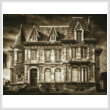 cross stitch pattern Spooky House