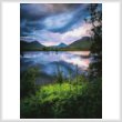 cross stitch pattern Stac Pollaidh Sunset