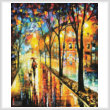 cross stitch pattern Walk with Dog (Large)