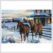 cross stitch pattern Winter Holiday