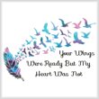 cross stitch pattern Your Wings (Watercolour 2)