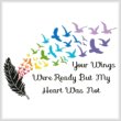 cross stitch pattern Your Wings (Rainbow 2)