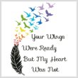 cross stitch pattern Your Wings (Rainbow)