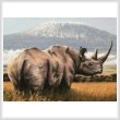 cross stitch pattern Amboseli (Crop)
