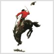 cross stitch pattern Bucking Bronco