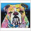cross stitch pattern The Bulldog