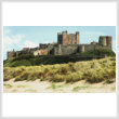 cross stitch pattern Bamburgh Castle