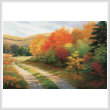 cross stitch pattern A Bend in the Road