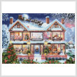 cross stitch pattern Christmas House 2 (Large)