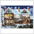 cross stitch pattern Christmas House 3 (Large)