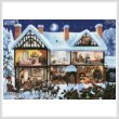 cross stitch pattern Christmas House 3