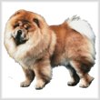 cross stitch pattern Chow Chow (No Background)