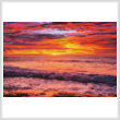 cross stitch pattern Colourful Sunset