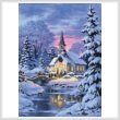 cross stitch pattern Country Church