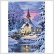 cross stitch pattern Country Church (Large Crop)