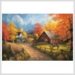 cross stitch pattern Country Blessings Painting