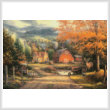 cross stitch pattern Country Roads Take Me Home