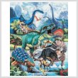 cross stitch pattern Dino