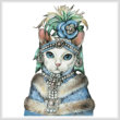 cross stitch pattern Devon Rex Mademoiselle