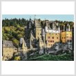 cross stitch pattern Eltz Castle