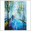 cross stitch pattern Foggy Stroll