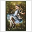 cross stitch pattern Floating Alice (Large)