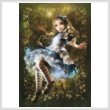 cross stitch pattern Floating Alice