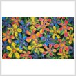 cross stitch pattern Funky Flowers