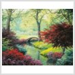cross stitch pattern The Garden Bridge (Large)