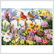 cross stitch pattern Garden Gossip (Large)