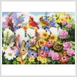 cross stitch pattern Garden Gossip