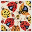 cross stitch pattern Ladybugs