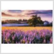 cross stitch pattern Lupine Sunrise