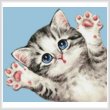 cross stitch pattern Mini Cat 49