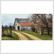 cross stitch pattern Mini Rustic Barn
